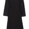 Claudie Pierlot Kleid Rifififleurs mit 3/4-Arm, Schwarz