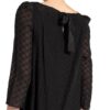 Claudie Pierlot Kleid Rifififleurs mit 3/4-Arm, Schwarz