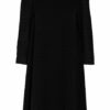Claudie Pierlot Kleid Rififipois mit 3/4-Arm, Schwarz