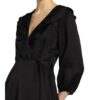 Claudie Pierlot Kleid Rire mit 3/4-Arm, Schwarz