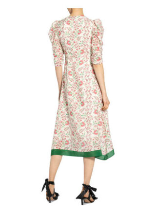 Claudie Pierlot Kleid Rolina mit 3/4-Arm, Weiß