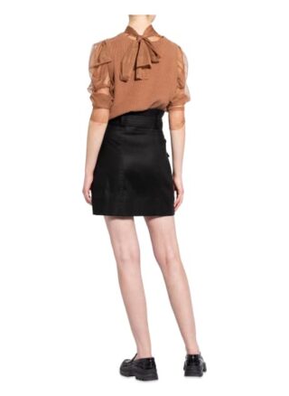 Claudie Pierlot Paperbag-Rock Savana, Schwarz
