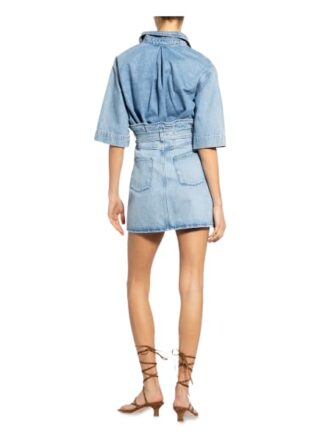 Claudie Pierlot Paperbag-Rock Serana, Blau