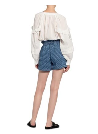 Claudie Pierlot Paperbag-Shorts Enora, Blau