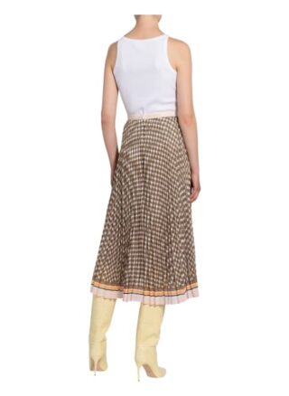 Claudie Pierlot Plisseerock Surf, Weiß