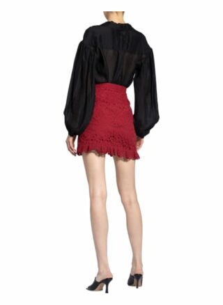 Claudie Pierlot Rock Soledad mit Lochspitze, Rot