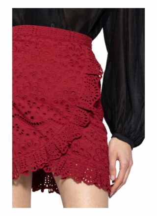 Claudie Pierlot Rock Soledad mit Lochspitze, Rot
