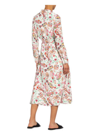 Claudie Pierlot Seidenkleid Rosalinda, Weiß