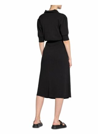 Claudie Pierlot Strickrock Maxipli, Schwarz