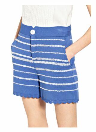 Claudie Pierlot Strickshorts, Blau