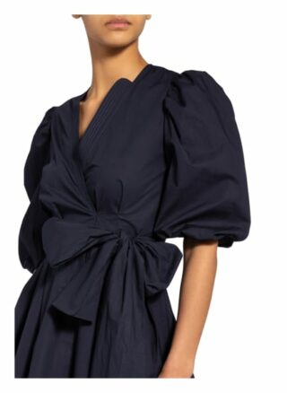 Claudie Pierlot Wickelkleid Raymondeter mit 3/4-Arm, Blau