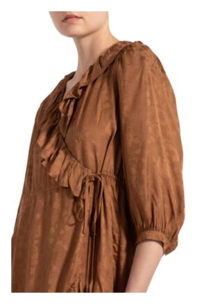 Claudie Pierlot Wickelkleid Roderta, Braun