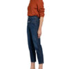 closed Pedal Pusher Boyfriend Jeans Damen, Blau