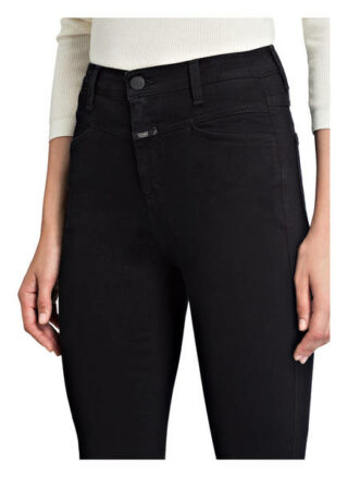Closed 7/8-Jeans Skinny Pusher, Schwarz