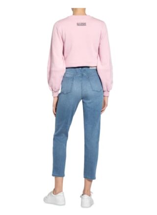 Closed Flared Jeans Pedal Pusher, Blau