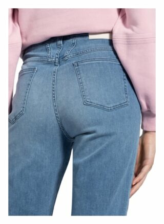 Closed Flared Jeans Pedal Pusher, Blau