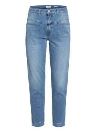 Closed Flared Jeans Pedal Pusher, Blau