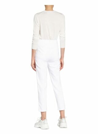 Closed Flared Jeans Pedal Pusher, Weiß