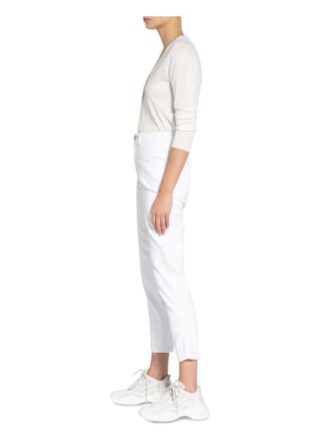 Closed Flared Jeans Pedal Pusher, Weiß