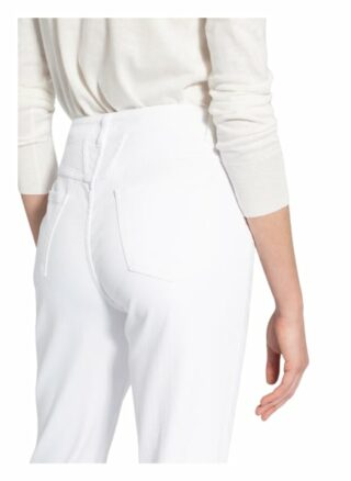 Closed Flared Jeans Pedal Pusher, Weiß