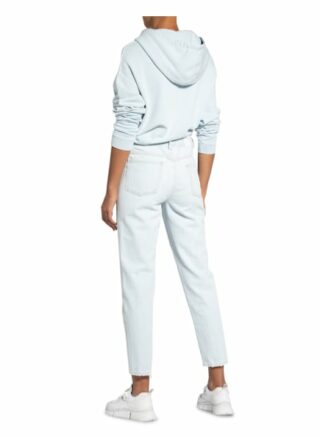 closed Pedal Pusher Boyfriend Jeans Damen, Blau