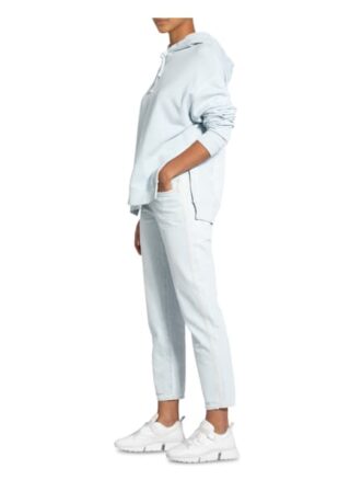 closed Pedal Pusher Boyfriend Jeans Damen, Blau