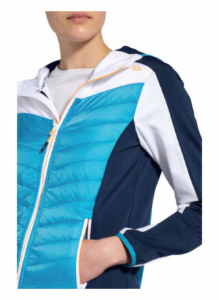 Cmp Hybrid-Steppjacke, Blau