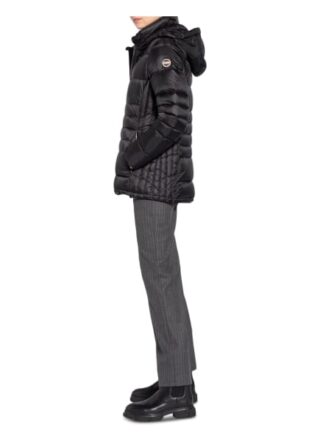 Colmar Daunenjacke mit Kapuze, Schwarz