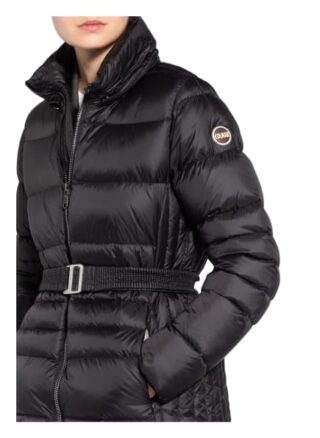 Colmar Daunenjacke mit Kapuze, Schwarz