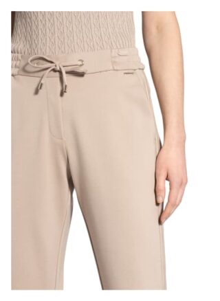 Comma Hose im Jogging-Stil, Beige