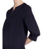 Comma Kleid mit 3/4-Arm, Blau