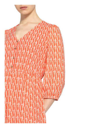 Comma Kleid mit 3/4-Arm, Orange