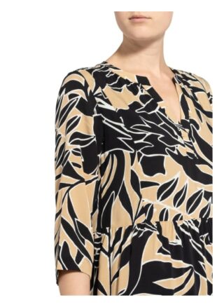 Comma Kleid mit 3/4-Arm, Schwarz