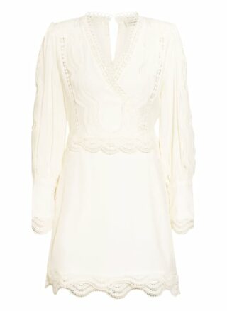 Copenhagen Muse Kleid mit Lochspitze, Weiß