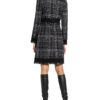 D&G Bouclé-Kleid, Weiß