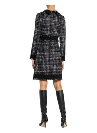 D&G Bouclé-Kleid, Weiß