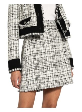 D&G Bouclé-Rock, Weiß