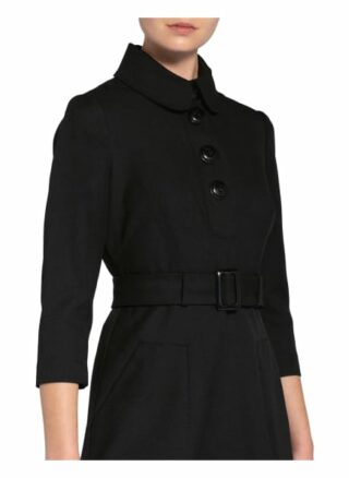 Damsel in A Dress Etuikleid Adie mit 3/4-Arm, Schwarz