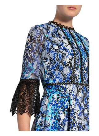 Damsel in A Dress Kleid Anysia mit 3/4-Arm, Blau