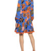 Damsel in A Dress Kleid Binx mit Spitzenbesatz, Blau