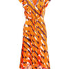 Damsel in A Dress Kleid Drina in Wickeloptik, Orange