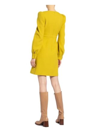 Damsel in A Dress Kleid Skye, Gelb