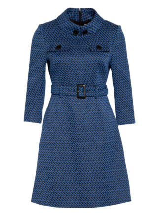 Damsel in A Dress Tweed-Kleid Sabri mit 3/4-Arm, Blau