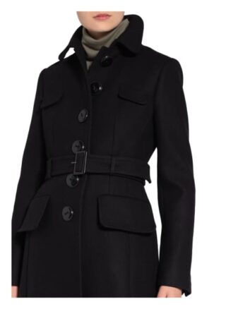 Damsel in A Dress Wollmantel Collette, Schwarz