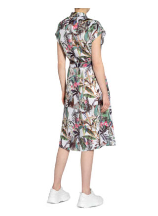 Darling Harbour Hemdblusenkleid aus Leinen, Weiß