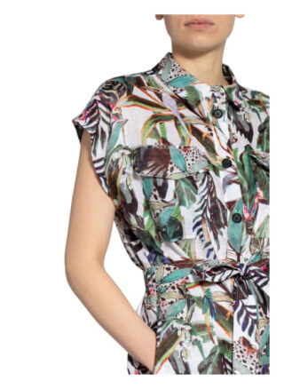 Darling Harbour Hemdblusenkleid aus Leinen, Weiß