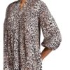 Darling Harbour Kleid mit 3/4-Arm, Beige