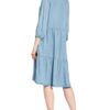 Darling Harbour Kleid mit 3/4-Arm, Blau