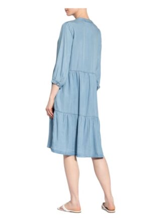Darling Harbour Kleid mit 3/4-Arm, Blau