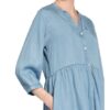 Darling Harbour Kleid mit 3/4-Arm, Blau